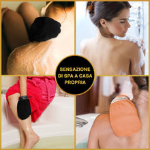 Carica l'immagine nel visualizzatore di Gallery, Guanto Esfoliante Corpo Per la Doccia, Viscosa Naturale al 100% - 2 pezzi