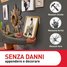 Carica l'immagine nel visualizzatore di Gallery, Command Strisce Appendi Quadri Adesive Bianche, 12 Coppie (4 Medie M + 8 Grandi L), per Appendere Quadri, Cornici e Spec