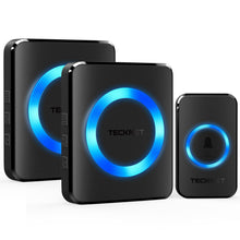 Carica l'immagine nel visualizzatore di Gallery, Campanelli Wireless, TeckNet Campanello Senza Fili Portatile Wireless Doorbell, 60 Suonerie, Indicatori LED, 400M Operat