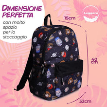 Carica l'immagine nel visualizzatore di Gallery, Harry Potter Zaino Scuola Elementare Bambina, Zainetto Scolastico In Tela Stile Chibi Con Personaggi, Borsa Viaggio Grande Capacità, Idea Regalo Compleanno Ragazzo Ragazza In Età Scolare