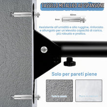 Carica l'immagine nel visualizzatore di Gallery, Portabici da Muro, Capacità di Carico 22 Chilogrammi, Supporto Bici da Muro Realizzato in Metallo Robusto, Appendi Bici 