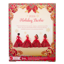 Carica l&#39;immagine nel visualizzatore di Gallery, Barbie Signature - Barbie Magia delle Feste 2024, Bambola Bionda con Abito e Gonna A Quadri, Confezione da Esporre, Regalo per Le Feste, Giocattolo per Bambini, 6+ Anni, Hrm65