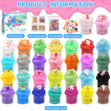 Carica l'immagine nel visualizzatore di Gallery, Confezione da 30 mini slime per burro fluffy con Ciondoli di melma,Putty Giocattoli,Slime Fun Charms,DIY Slime Morbido e