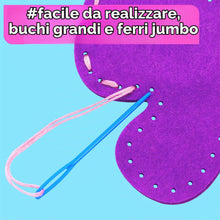 Carica l'immagine nel visualizzatore di Gallery, EZCRA Kit Cucito Bambina 4-8 Anni, 4 Progetti in Feltro con Unicorno