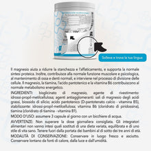 Carica l'immagine nel visualizzatore di Gallery, Magnesio Bisglicinato Puro Con Vitamina B1 B5 B6 PiùLife, 180 Capsule