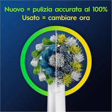 Carica l'immagine nel visualizzatore di Gallery, Oral-B Testine di Ricambio Pro, Cross Action, Bianche, 12 Ricambi