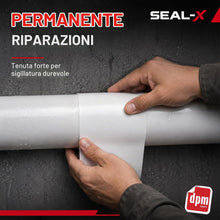 Carica l'immagine nel visualizzatore di Gallery, Dpm tapes - Seal-X – Nastro Sigillante Industriale Impermeabile - Riparazioni per Piscine, Teloni, Camere d’Aria, Serbat