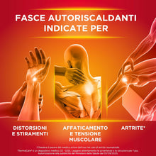 Carica l'immagine nel visualizzatore di Gallery, ThermaCare Fasce Autoriscaldanti a Calore Terapeutico per Dolori di Collo, Spalla, Polso, 8 Ore Calore Costante, 6 Fasce Monouso