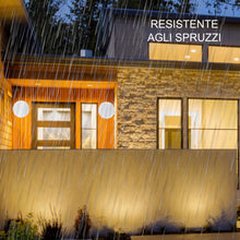 Carica l'immagine nel visualizzatore di Gallery, Sigmaled lighting, Plafoniera led 15W per esterni, Resistente all'Acqua, Luce Calda 3000K, 1350Lm, Applique TONDA IMPERM