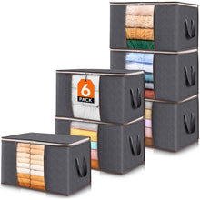 Carica l'immagine nel visualizzatore di Gallery, Lifewit Scatole per Armadio, Scatole Vestiti, Organizer Armadio per Piumoni, Scatola Trasloco, Buste Pieghevole per Indu