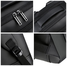 Carica l'immagine nel visualizzatore di Gallery, Zaino Porta PC Borsa per PC Portatile Custodia Computer Notebook Laptop Con Attacco USB Uomo Scuola Lavoro Casual Nero KM1