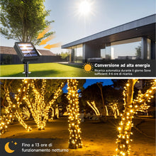 Carica l'immagine nel visualizzatore di Gallery, 20M Catena Luminosa Esterno Solare, 200 Led Luci Solari Esterno