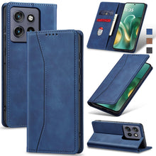 Carica l'immagine nel visualizzatore di Gallery, Jasonyu Cover per Motorola Edge 60 Neo, Portafoglio PU Pelle, Blu