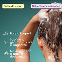 Carica l'immagine nel visualizzatore di Gallery, Enooso - Shampoo solido bio Anticaduta, Rinforzante con Olio di Rosmarino per capelli diluito con Olio di Ricino Purific