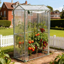 Carica l'immagine nel visualizzatore di Gallery, Chiaro PVC Piccolo Copertura della Casa, 100x50x150cm, Serra da Giardino, Serra da Balcone, per Prevenire Danni alle Pia