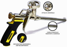 Carica l'immagine nel visualizzatore di Gallery, MAURER Pistola per Schiuma Poliuretanica Maurer con ugello in acciaio inox ed impugnatura ergonomica