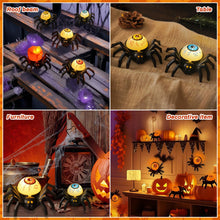 Carica l'immagine nel visualizzatore di Gallery, Luci di Candela a Ragno per Halloween, 12 Pezzi