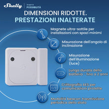 Carica l'immagine nel visualizzatore di Gallery, Shelly BLU Door/Window Mini ZB Bianco - Sensore Porte e Finestre Zigbee