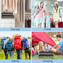 Carica l&#39;immagine nel visualizzatore di Gallery, Organizer Valigie - 8 Pezzi Organizzatori Valigia Viaggio Salvaspazio - Set Organizer da Viaggio - Packing Cubes for Travel - Divisori Valigia per Vestiti, Scarpe, Cosmetici, Grigio