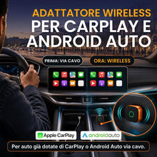Carica l'immagine nel visualizzatore di Gallery, Adattatore Android Auto Wireless &amp; CarPlay, USB-C/USB-A, Max