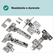 Carica l'immagine nel visualizzatore di Gallery, Cerniera 3D Softclose compatibile con IKEA BESTA