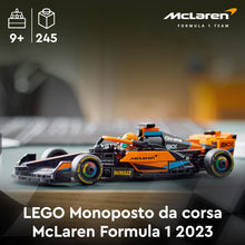 Carica l&#39;immagine nel visualizzatore di Gallery, LEGO Speed Champions Monoposto da Corsa McLaren Formula 1 2023, Macchina Giocattolo F1 per Bambini e Bambine da 9 Anni, Modellino di Auto da Costruire con Minifigure del Pilota, Idea Regalo 76919