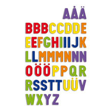 Carica l'immagine nel visualizzatore di Gallery, Quercetti Refill 48 Letters, Lettere Magnetiche per Bambini 4+ anni, Giochi Educativi, Giochi Magnetici per Bambini Colo