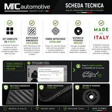 Carica l'immagine nel visualizzatore di Gallery, Tappetini BMW Serie 3 E90/E91 2005-2011, Set 4 Pezzi, Su Misura