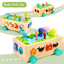 Carica l&#39;immagine nel visualizzatore di Gallery, Seagoal Giochi Montessori 2 Anni | 6 in 1 Magnetici di Pesca in Legno Abilità Motorie Giocattoli Educativi | Compleanno Regalo per 2 3 4 Anni Bambini Ragazzi