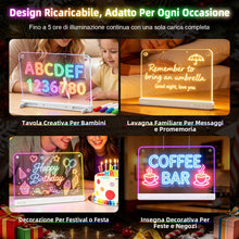 Carica l'immagine nel visualizzatore di Gallery, Awatty Lavagna da Disegno a LED, Giocattoli Regalo Bambini Bambine (Bianca)
