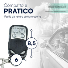 Carica l'immagine nel visualizzatore di Gallery, TEMPO DI SALDI Set di 3 telecomandi universali, Codice fisso, con frequenza 433,92 MHz, Per cancello automatico