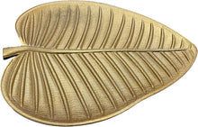 Carica l'immagine nel visualizzatore di Gallery, HOME DECO FACTORY Svuotatasche Foglia Dorata Chiavi e Gioielli Oro
