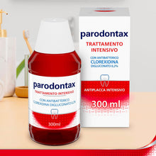 Carica l'immagine nel visualizzatore di Gallery, Parodontax Collutorio Clorexidina Trattamento Intensivo, Senza Alcol, 300ml