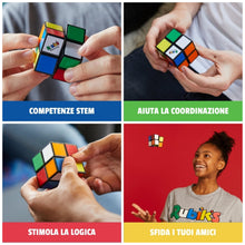 Carica l'immagine nel visualizzatore di Gallery, Rubik's, Il Cubo di Rubik 2x2 Classico, Gioco di Logica, 8+ Anni