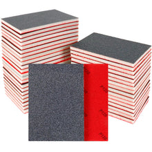 Carica l'immagine nel visualizzatore di Gallery, 24 Pezzi Spugna Abrasive Grana 80-3000, Spugne Abrasive da Fine a Grossa, Paglietta Abrasiva Carta Vetrata per Legno, Mu