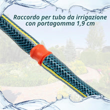 Carica l'immagine nel visualizzatore di Gallery, AERZETIX - Set di 4 Raccordi Giunzione in Plastica per Tubi da Giardino 3/4" con Diametro Interno ∅19 mm | Connettore pe