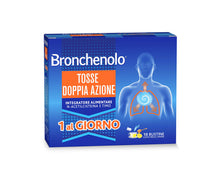 Carica l'immagine nel visualizzatore di Gallery, Bronchenolo Tosse Doppia Azione per la Tosse al Miele e Limone 10 Bustine - 979373976