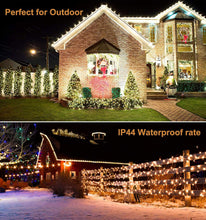 Carica l&#39;immagine nel visualizzatore di Gallery, Avoalre Luci di Natale 1000 LEDs 25M, Catena Luminosa 8 Modalità Impermeabile IP44 Luci Albero di Natale Decorative per Interno Esterno Natale Atmosfera Romantica Camera Festa Nozze, Bianco Caldo