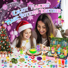 Carica l'immagine nel visualizzatore di Gallery, Gaeymy Calendario Dell'avvento 2024, 24 Kit Pozioni Magiche Bambina, Gioco Creativo Magia Bambini Fai da Te, Kit Lavoretti Creativi per Kinder, Regalo Natale Giochi Bimbe Ragazza 5 6 7 8 9 10 Anni