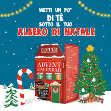 Carica l'immagine nel visualizzatore di Gallery, CUPPER Calendario Avvento Tè e Tisane Bio 12 Gusti tot 24 Bustine