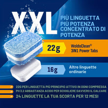 Carica l'immagine nel visualizzatore di Gallery, WoldoClean 3in1 Pulitore e Cura Lavatrice Peli - Pet Anticalcare Pastiglie