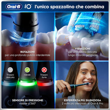 Carica l'immagine nel visualizzatore di Gallery, Oral-B iO 6 Spazzolino Elettrico, 2 Testine, Custodia, Dentifricio, Nero