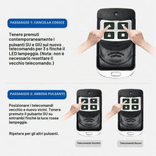 Carica l'immagine nel visualizzatore di Gallery, Telecomando Cancello Universali,4 PCS Telecomando 433 mhz Universale