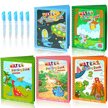 Carica l'immagine nel visualizzatore di Gallery, Ballery Confezione da 5 Libri da Colorare ad Acqua per Bambini, Libri da Colorare Magici Riutilizzabili con Penne, Gioca