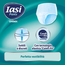 Carica l'immagine nel visualizzatore di Gallery, IASI Pants UNISEX Alta Protezione, 10 Mutande Assorbenti monouso, Assorbenza EXTRA, Taglia XL, 10 Unità