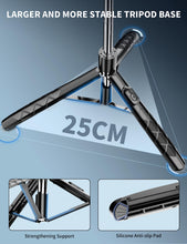 Carica l'immagine nel visualizzatore di Gallery, 180cm Bastone Selfie Treppiede per Telefono, Treppiede Smartphone Selfie Stick Stabile con Telecomando Estensibile Treppiedi per Cellulari Compatibile con iPhone/Samsung, Camera