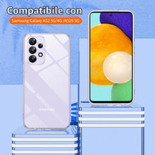 Carica l'immagine nel visualizzatore di Gallery, Cover per Samsung Galaxy A52 4G/5G / A52S 5G con 2 Pezzi Vetro Temperato, Ultra Trasparente TPU Silicone Custodia Morbid