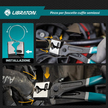 Carica l'immagine nel visualizzatore di Gallery, LIBRATON Pinza per Fascette Stringitubo, Pinze Stringitubo Clic e Clic-R