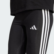 Carica l'immagine nel visualizzatore di Gallery, adidas Femme Essentials 3-Stripes Cotton Leggings, Black/White, L