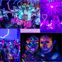 Carica l'immagine nel visualizzatore di Gallery, Lampadina nera UV da 9 W, luce viola, E27 Black Night Light Bulb 395 nm Black Light Light for Body Paint, Children's Bir